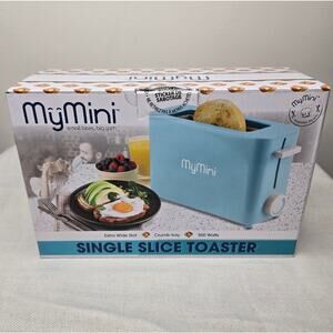 My Mini Toaster Blue Single Slice Toaster